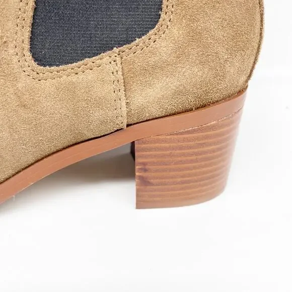 Steve Madden Women's Rhiannon Chelsea Boot Cognac Suede Size 10M - Picture 13 of 15